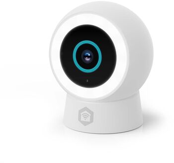 Nedis útiöryggismyndavél m. ljósi Full HD - Hvít