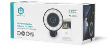 Nedis útiöryggismyndavél m. ljósi 4K