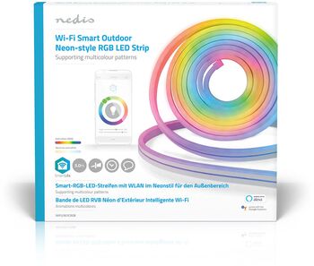 Nedis SmartLife RGB LED Neon borði - 5m