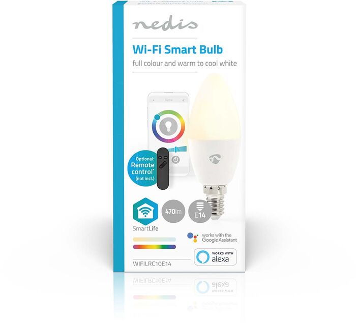 Nedis RGB snjallpera - E14