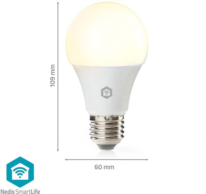 Nedis RGB snjallpera - E27
