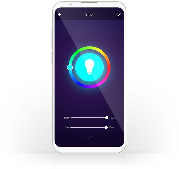 Nedis RGB snjallpera - E27