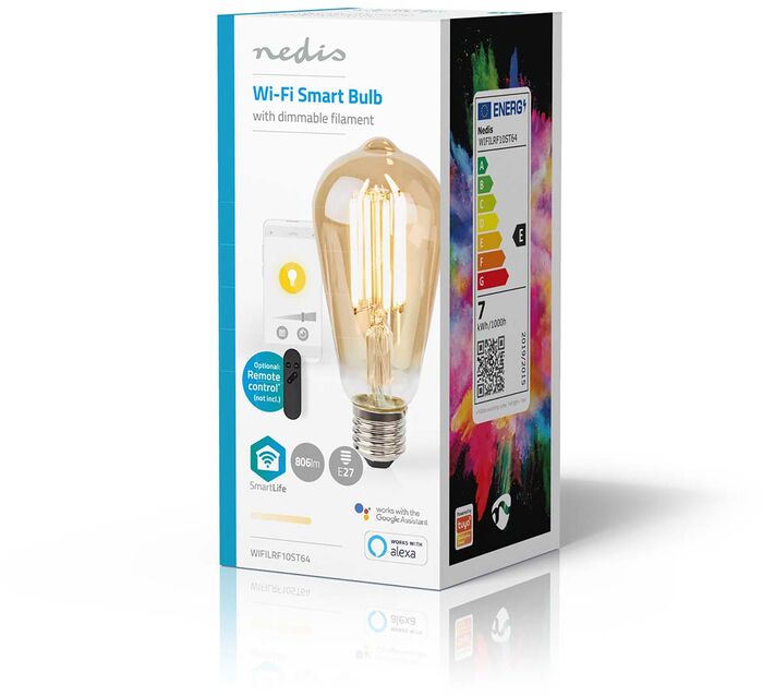 Nedis SmartLife E27 Retro snjallpera