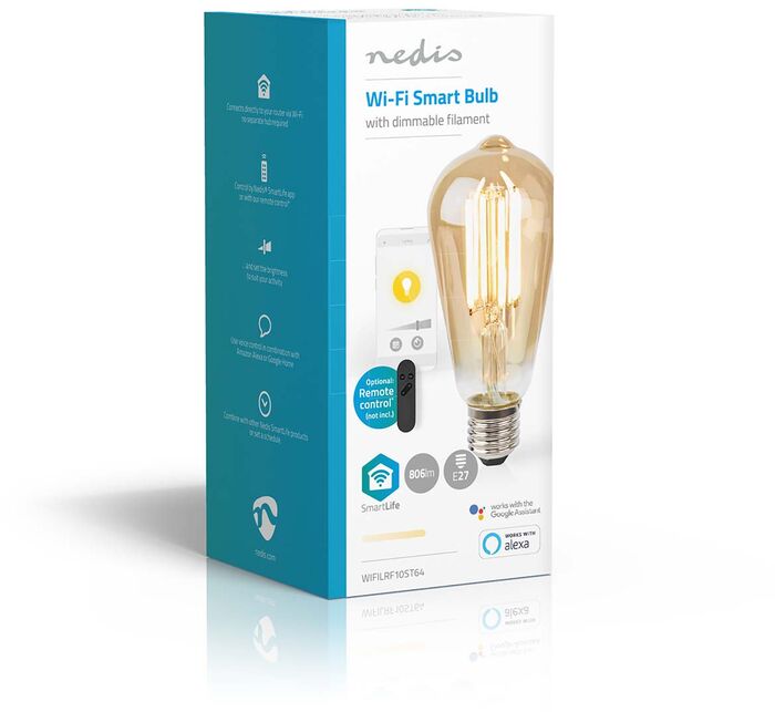 Nedis SmartLife E27 Retro snjallpera