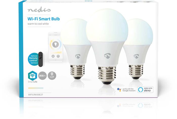 Nedis SmartLife E27 Retro snjallpera - 3 í pakka