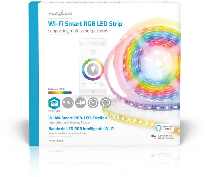 Nedis SmartLife RGB LED borði - 5m