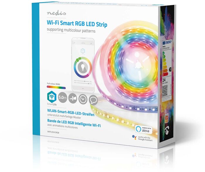 Nedis SmartLife RGB LED borði - 5m