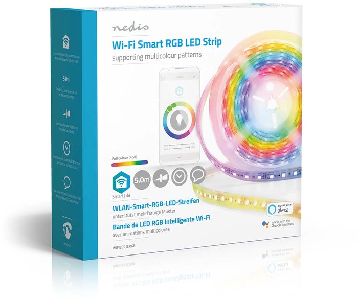 Nedis SmartLife RGB LED borði - 5m