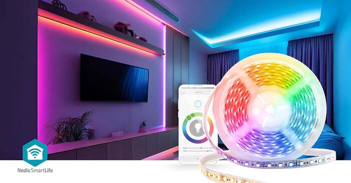 Nedis SmartLife RGB LED borði - 5m
