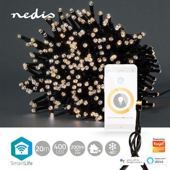 Nedis SmartLife LED snjallsería - 400 ljós, 20 m