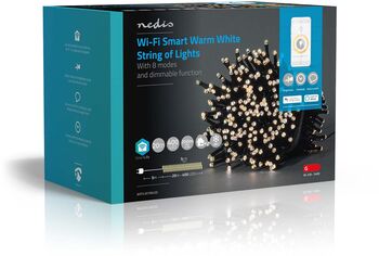 Nedis SmartLife LED snjallsería - 400 ljós, 20 m