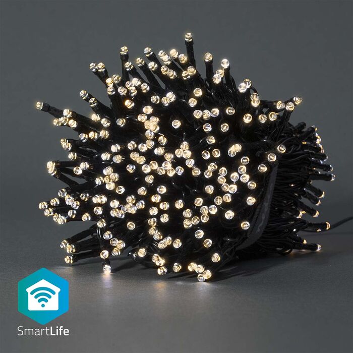 Nedis SmartLife LED snjallsería - 400 ljós, 20 m