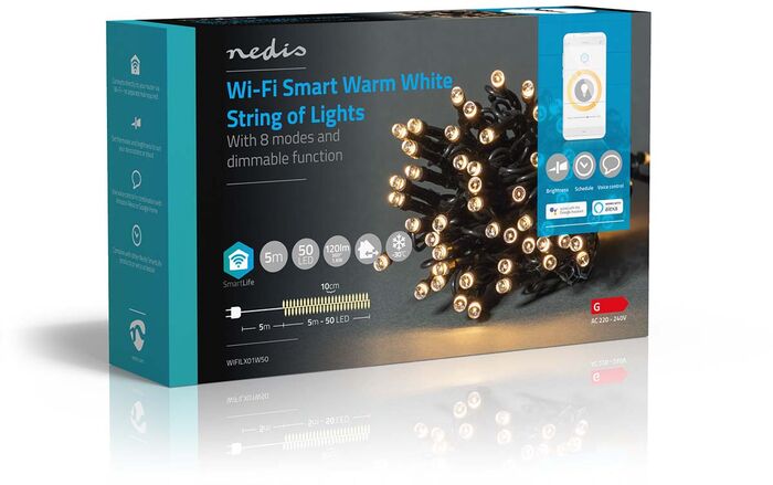 Nedis snjöll ljósasería - 5m