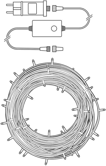 Nedis snjöll ljósasería - 5m