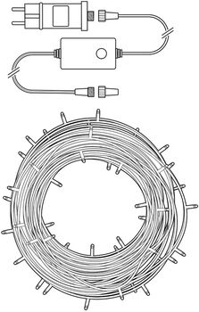 Nedis snjöll ljósasería - 5m