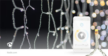 Nedis grýlukerti snjöll ljósasería - 8m