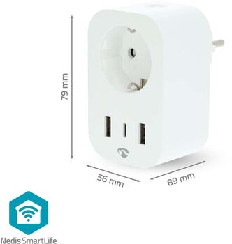 Nedis snjallinnstungur með USB 