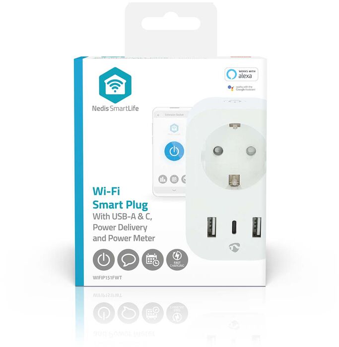 Nedis snjallinnstungur með USB 