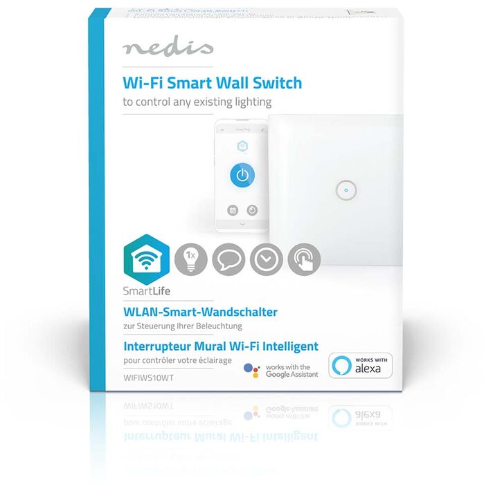 Nedis SmartLife einfaldur veggrofi