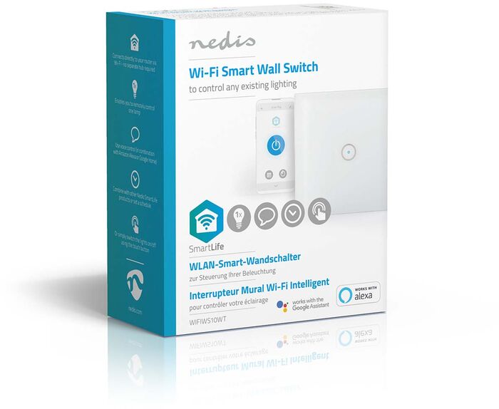 Nedis SmartLife einfaldur veggrofi
