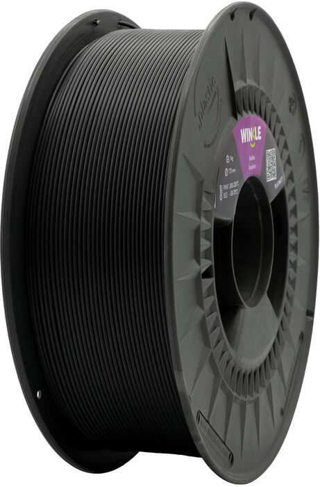 Winkle PLA Matte 1,75 mm þráður - Graphite Black