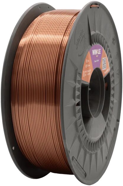 Winkle Silk PLA 1,75mm þráður 1kg - Kopar