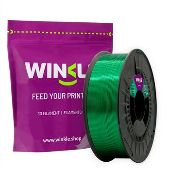 Winkle PLA Silk 1,75 mm þráður - Irish Green