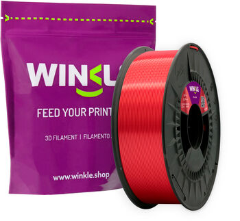Winkle PLA Silk 1,75 mm þráður - Ruby Red