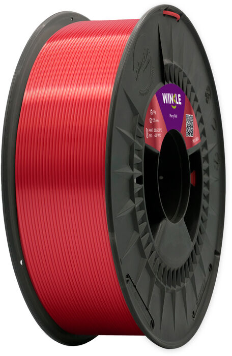 Winkle PLA Silk 1,75 mm þráður - Ruby Red