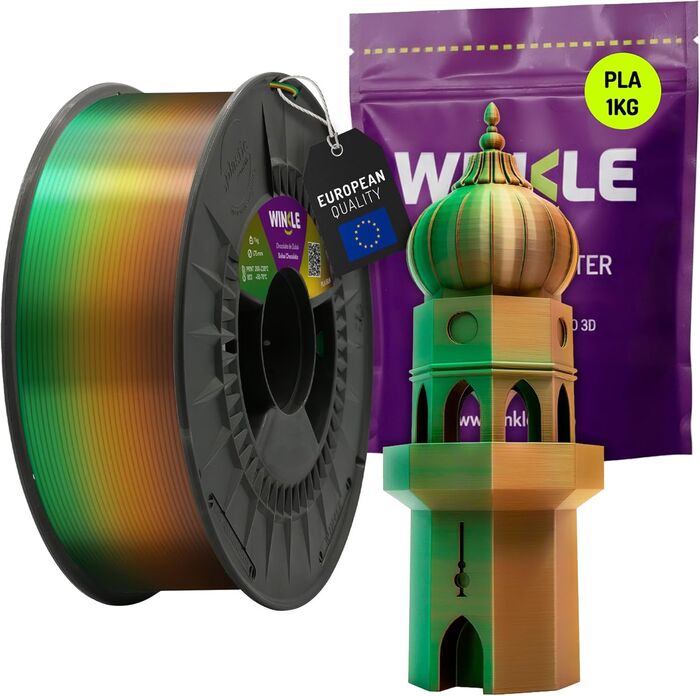 Winkle PLA Silk 1,75 mm - Chocolate De Dubai