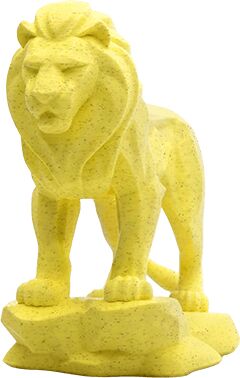 Winkle PLA HD Texture 1,75mm þráður 1kg - Yellow Marble