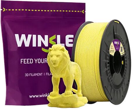 Winkle PLA HD Texture 1,75mm þráður 1kg - Yellow Marble