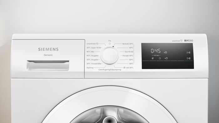 Siemens iQ300 þvottavél WM14N08LDN - Hvít