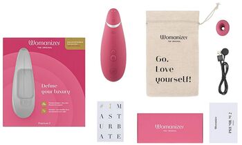 Womanizer Premium 2 sogtæki - Bleikt