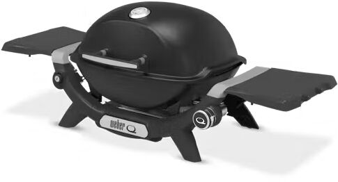 Weber Q1200N ferðagasgrill með hliðarborði - Svart