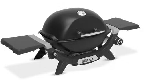 Weber Q1200N ferðagasgrill með hliðarborði - Svart