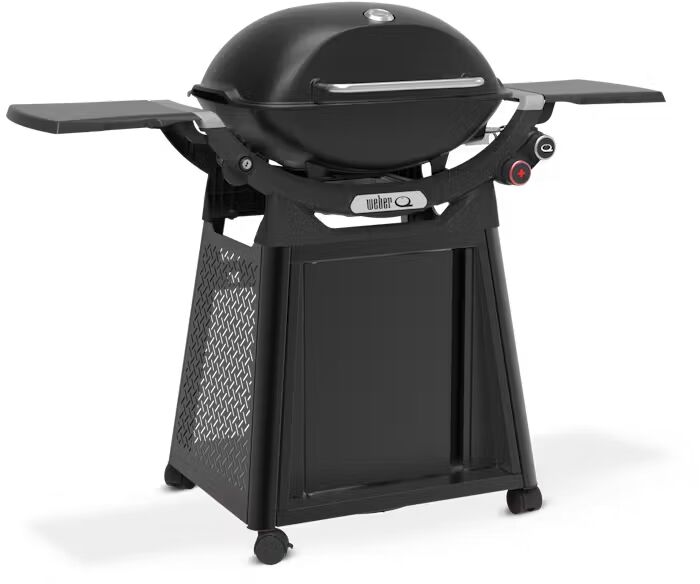 Weber Q3200N gasgrill með hliðarborði og fótum - Svart