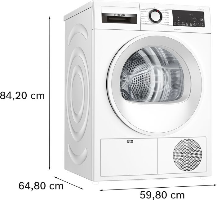 Bosch þurrkari WQG232ALSN - Hvítur