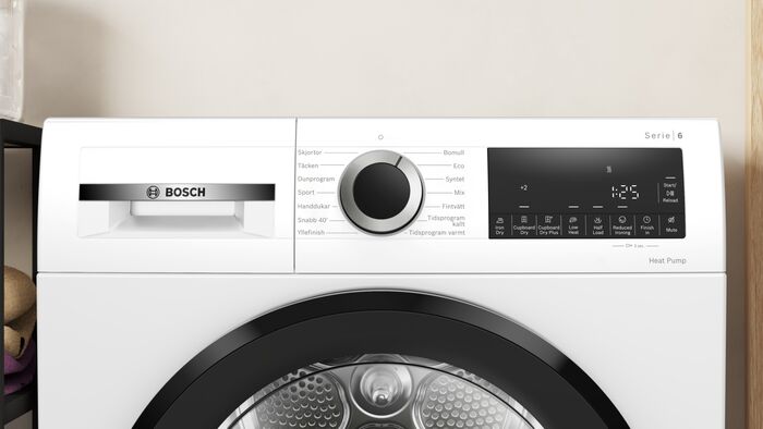 Bosch Series 6 þurrkari WQG2420ESN - Hvítur