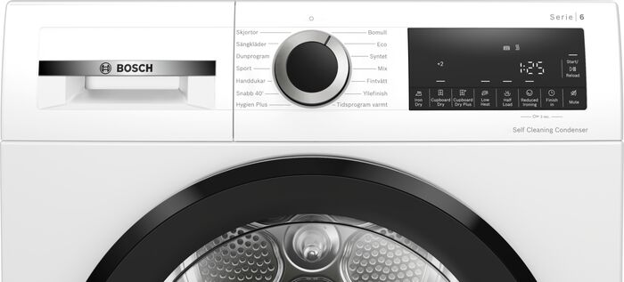 Bosch þurrkari WQG245DESN - Hvítur