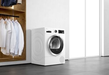Bosch þurrkari WQG245DXSN - Svartur