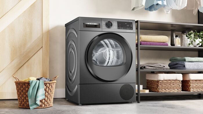 Bosch þurrkari WQG245DXSN - Svartur
