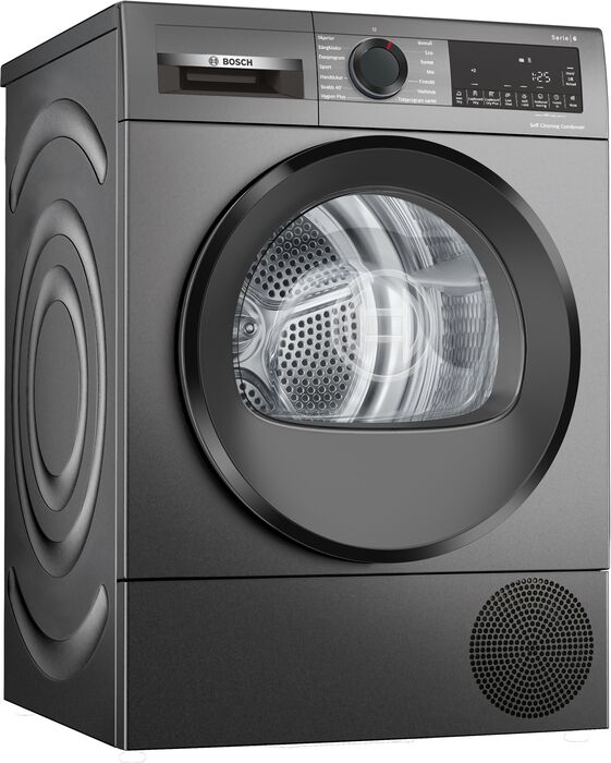 Bosch þurrkari WQG245DXSN - Svartur