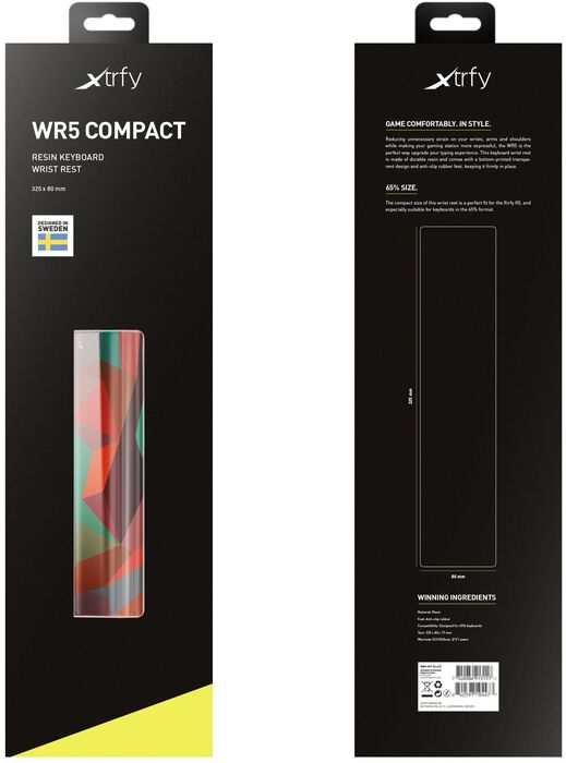 Xtrfy WR5 Compact armhvíla - Rauð