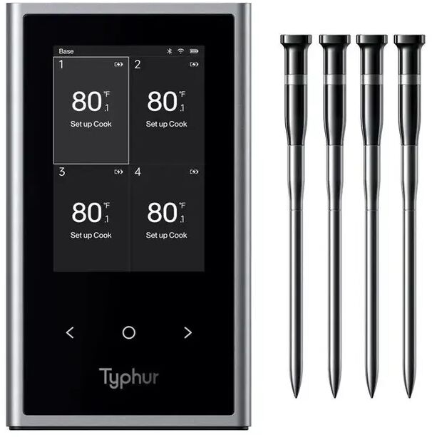 Typhur Sync Quad þráðlaus kjöthitamælir - 4 nemar