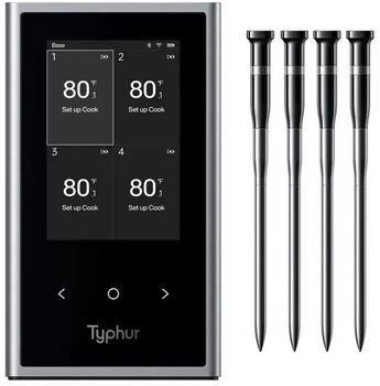 Typhur Sync Quad þráðlaus kjöthitamælir - 4 nemar