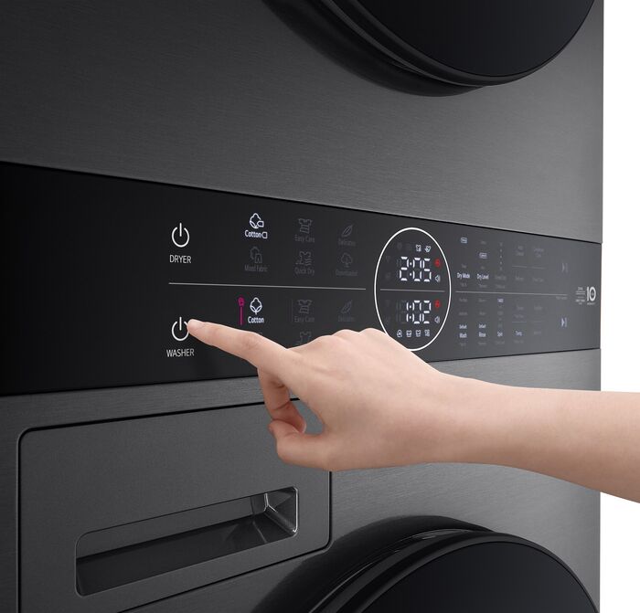 LG þvottavél og þurrkari turn WT1210BBF 