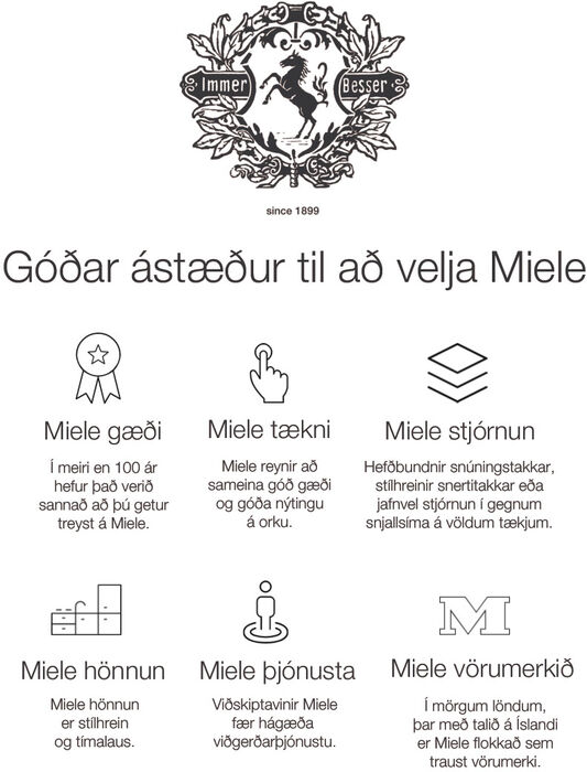 Miele W1 þvottavél WWV980WPS