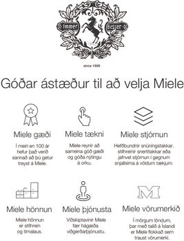 Miele W1 þvottavél WWV980WPS