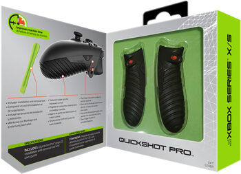 Bionik Quickshot Pro stýripinnagrip fyrir Xbox Series X og S - Svart